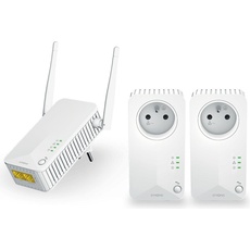 Bild von Powerline WiFi 600 Triple Pack V2 600 Mbit/s Eingebauter Ethernet-Anschluss Weiß 3