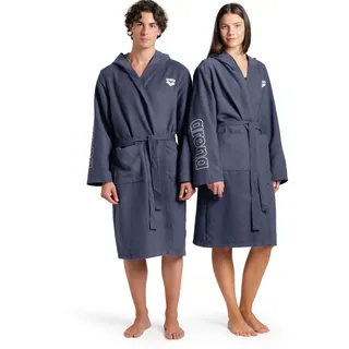 Arena Unisex Bademantel Zeal Robe 009032-710 M - Navy-White - M