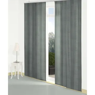 Schiebegardine WIRTH "Niederau" Gr. 2, blau (petrol), B:60cm H:175cm, Jacquard, Polyacryl, Polyester, Gardinen, Schiebegardine