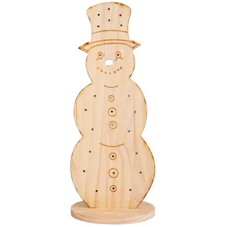NÄVE Schneemann 80 cm beige