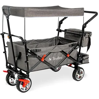 Pinolino Bollerwagen faltbar grau