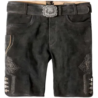 Stockerpoint Herren Lederhose Corbi4 I Größe 44-64 I Bequeme Trachtenhose in edler Hirschoptik inkl. Gürtel I Aus 100% hochwertigem Wildbockleder I Perfekt für Trachten & Festlichkeiten