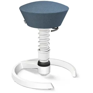 3D-Aktiv-Bürodrehstuhl Swopper aeris blau, Designer Henner Jahns, 52-66 cm