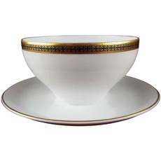 Sauciere mit Teller 1tlg. Melitta Verona Golddekor