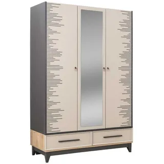 Kleiderschrank  Holz Beige Modern Kinderschrank JVmoebel - Beige