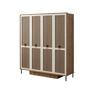 Kleiderschrank HolzSchrank Kinderschrank Braun Design JVmoebel - Braun