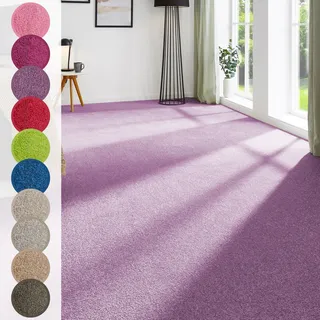 Andiamo Ines Teppichboden 400 x 700 cm Lila