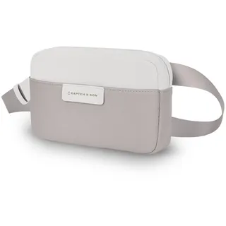 Kapten & Son Bauchtasche Bergen Crossbody Muted Clay 0,8 L | Bauchtasche Damen & Herren | Handtasche Rosébraun | Umhängetasche klein | ideal für Reisen, Alltag, City