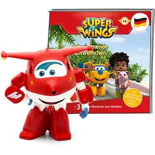 Tonies Hörspiel Super Wings Schwimmende Schweinchen rot