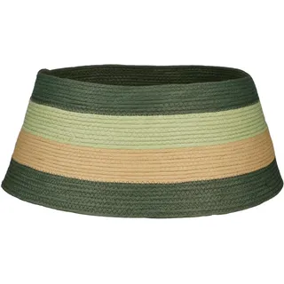 House of Seasons Weihnachtsbaumrock – H 26 x Ø 58 cm – FSC Mix – Papier – Grün