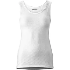 Gonso Funktionsshirt »Lo«, Damen Fahrrad-Unterhemd, elastisch und atmungsaktiv, Rundhals Radshirt, weiß