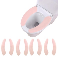 EQLEF WC Abdeckung Cover, Toilettenmatte Aufkleber WC Sitzauflage Toiletten Abdeckung mehrmaligem Waschbar WC Sitz Cover 4 Sätze (Typ 2)