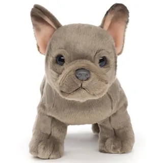 Uni-Toys Französische Bulldogge 26 cm Grau