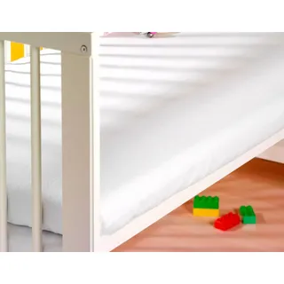 Setex Bettlaken Baumwolle-Feinbiber 70 x 140 - 90 x 200 - 140 x 200 - 180 x 200 cm weiß