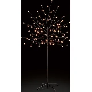 96 LED Kirsche Christbaum 150cm Warm Weiß Batteriebetrieben