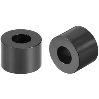 sourcing map 250 Stück ABS Runde Distanzscheibe 3.2 mm Innendurchm. 7 mm Außendurchm. 5 mm Länge für M3 Schraubenblock Schwarz für 3D Drucker TV Wandhalterung Steckdose Pegboard Motorrad