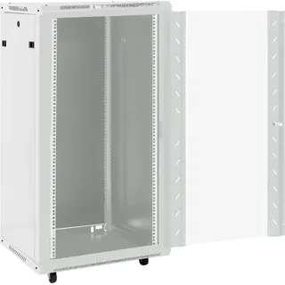 vidaXL 22U Netzwerkschrank auf Rollen 19" IP20 60x60x120 cm - Grau