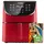 Pro Heißluftfritteuse 5,5L rot