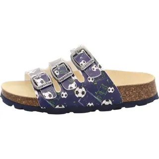 Fussbettpantoffel Blau/Mehrfarbig 31 EU