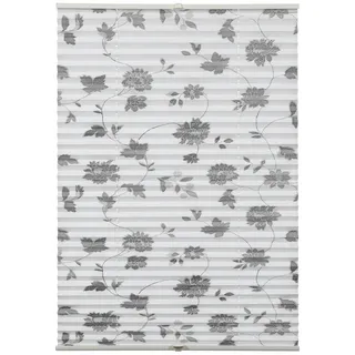 GARDINIA Plissee Concept Flowers and Plants 90 x 130 cm blüte dekor/weiß