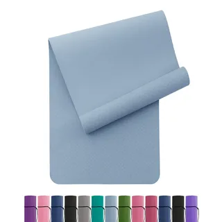 Narwhal Yoga Matte TPE Rutschfest Yogamatte 183 x 61 x 0,6 cm