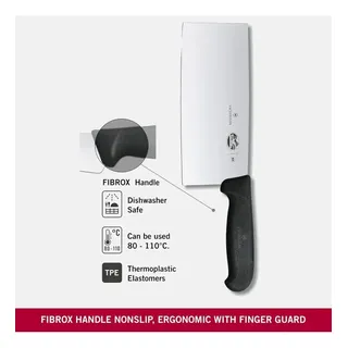 Victorinox Fibrox Allzweckmesser 18 cm Schwarz/Silber