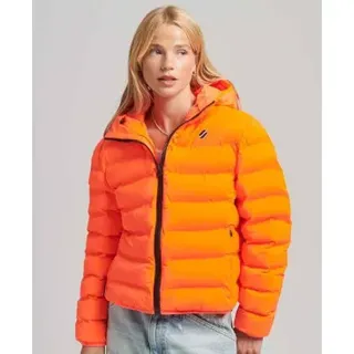Superdry für Damen. W5011103A Steppjacke Code All Seasons orange (L), Lässig, Recyceltes Polyester, Nachhaltig