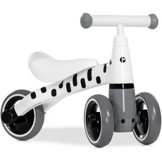 Bild Baby Rutscher 1st Ride Three, Kinder Laufrad ab 1 Jahr bis 20 kg, 3 Räder EVA, Ergonomisch, Kippsicher, Lenkereinschlagsbegrenzung, Indoor & Zebra Weiß