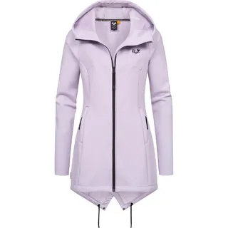 Sweatjacke RAGWEAR "Sweatjacke Wingi", Damen, Gr. S, lila (lavender), Obermaterial: 95% Polyester PES. 5% Elasthan EL., Sweatjacken Sweatjacke