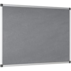 Bild Pinnwand MAYA 90,0 x 60,0 cm Textil grau