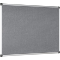 Bild Pinnwand MAYA 90,0 x 60,0 cm Textil grau