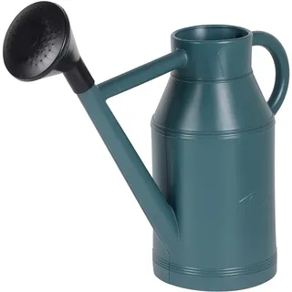 EDA - Gießkanne, rund, 6 Liter, Lyonnais – mit Apfel – 45 x 16,5 x 33 cm – Metallgrün