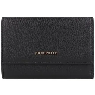 Coccinelle Metallic Soft Geldbörse Damen schwarz