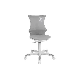 Topstar Kinderdrehstuhl Sitness X Chair 10, FX130CR33 Stoff grau, Gestell weiß