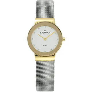 Skagen Freja Lille Damenuhr, Quarz-Zweizeigerwerk mit Edelstahl- oder Lederarmband