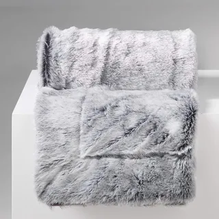 Douceur d'intérieur Antartic Kuscheldecke 180 x 220 cm Grau