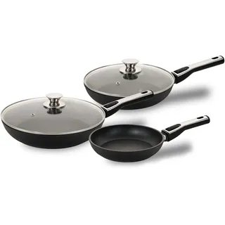 Genius Cerafit Plasma Pfannen-Set 5-tlg. 20 cm + 24 cm + 28 cm
