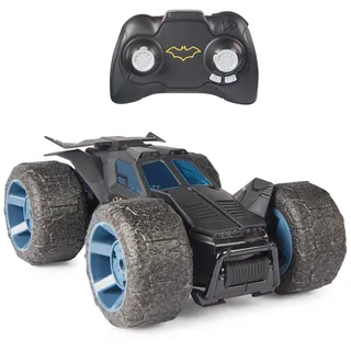 Spin Master DC Comics, Batman, Stunt Force Batmobile, ferngesteuertes Auto für den Innenbereich, kompatibel mit Actionfigur, Superhelden-Kinderspielzeug zum Sammeln für Jungen und Mädchen