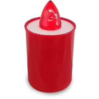 VELAMP LED-Teelicht 9 cm rot