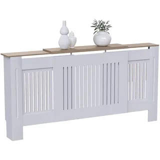 Vida Designs Arlington Heizkörperverkleidungen (weiß, verstellbar) Eingangsbereich, Wohnzimmer, Wohnmöbel