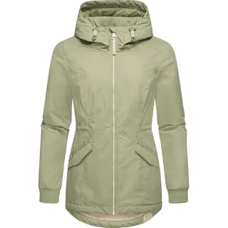 Ragwear Winterjacke "Winterjacke Dowey Warm" mit Kapuze Wasserdichte weiche Damen Jacke für den Winter, light olive