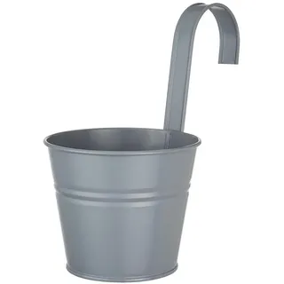 Butlers Hängetopf (6er Set) Zinc , Grau , Metall , 11 cm , Dekoration, Blumen & Blumentöpfe, Übertöpfe