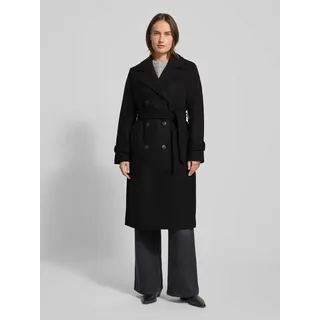 Vero Moda Regular Fit Trenchcoat mit Reverskragen Modell 'FORTUNEVEGA ', Black, XL