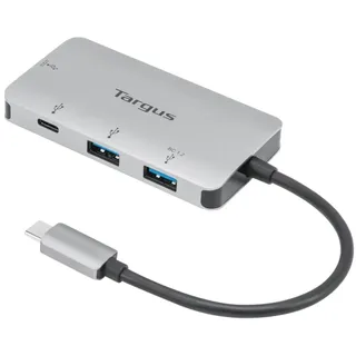 Targus USB-C MP H w 2xUSB A 2xUSB-C USB-Hubs - 4 - Grau