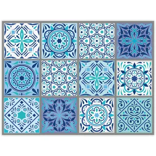 Papier-Tischsets Santorini Mandala Motiv I 100 Stück I 40 x 30 cm I Einweg Platzsets I Tisch-Unterlage aus Papier I Moderne Deko I Hochzeit I dv998