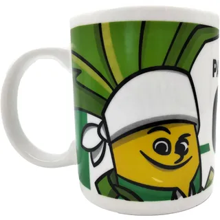 CyP Brands - Real Betis Balompié, Keramiktasse, Geschirr, Frühstück, Palemerin, Tasse für Tee oder Kaffee, Grün, offizielles Produkt