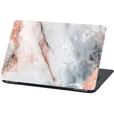 Laptop Folie Cover Abstrakt Klebefolie Notebook Aufkleber Schutzhülle selbstklebend Vinyl Skin Sticker (LP76 Marmor Bicolor, 17 Zoll)