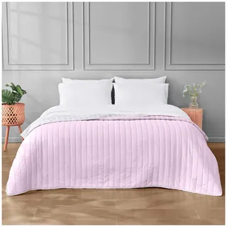 GC GAVENO CAVAILIA Wendbare, Gesteppte Tagesdecke, Doppelbettdecke, Bettüberwurf, 150 x 200 cm, ultraweich, 100% Polyester, Violett