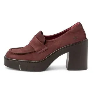 Art für Damen. 119721367003_008 1972 Berna Ballettpumps aus bordeauxfarbenem Leder (40), 5 bis 8 cm, Keine, Lässig