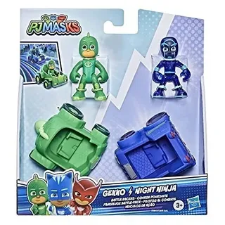 PJ Masks Gekko vs Night Ninja Battle Racers, Fahrzeug, 3 Jahr(e), Kunststoff, Blau, Grün - Blau, Grün